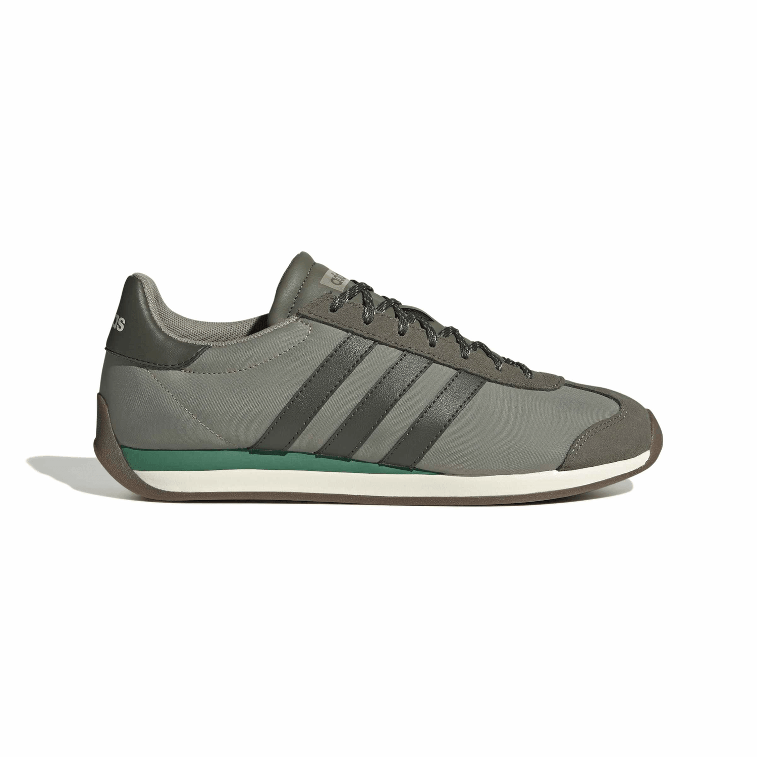 Tenis Adidas Runvista Hombre Verde Casual Cintas Caballero — imagen 2