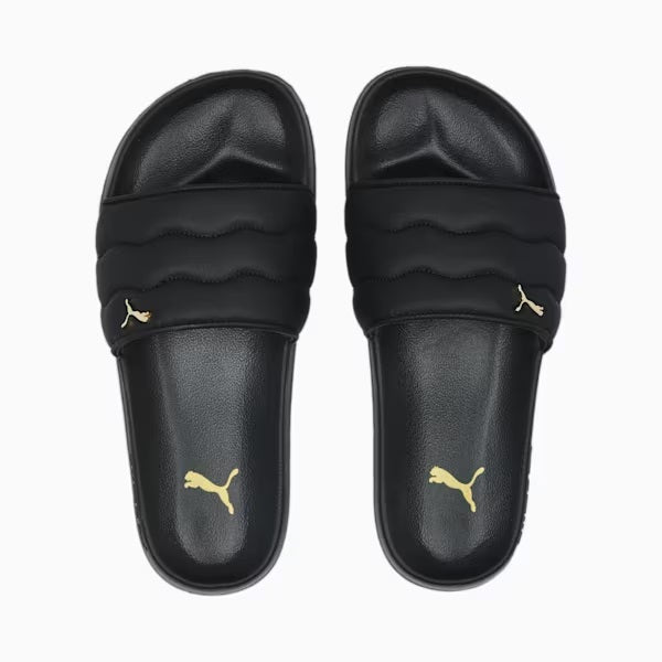 Sandalias Puma Leadcat Puffy Slide Negro - Mujer — imagen 3