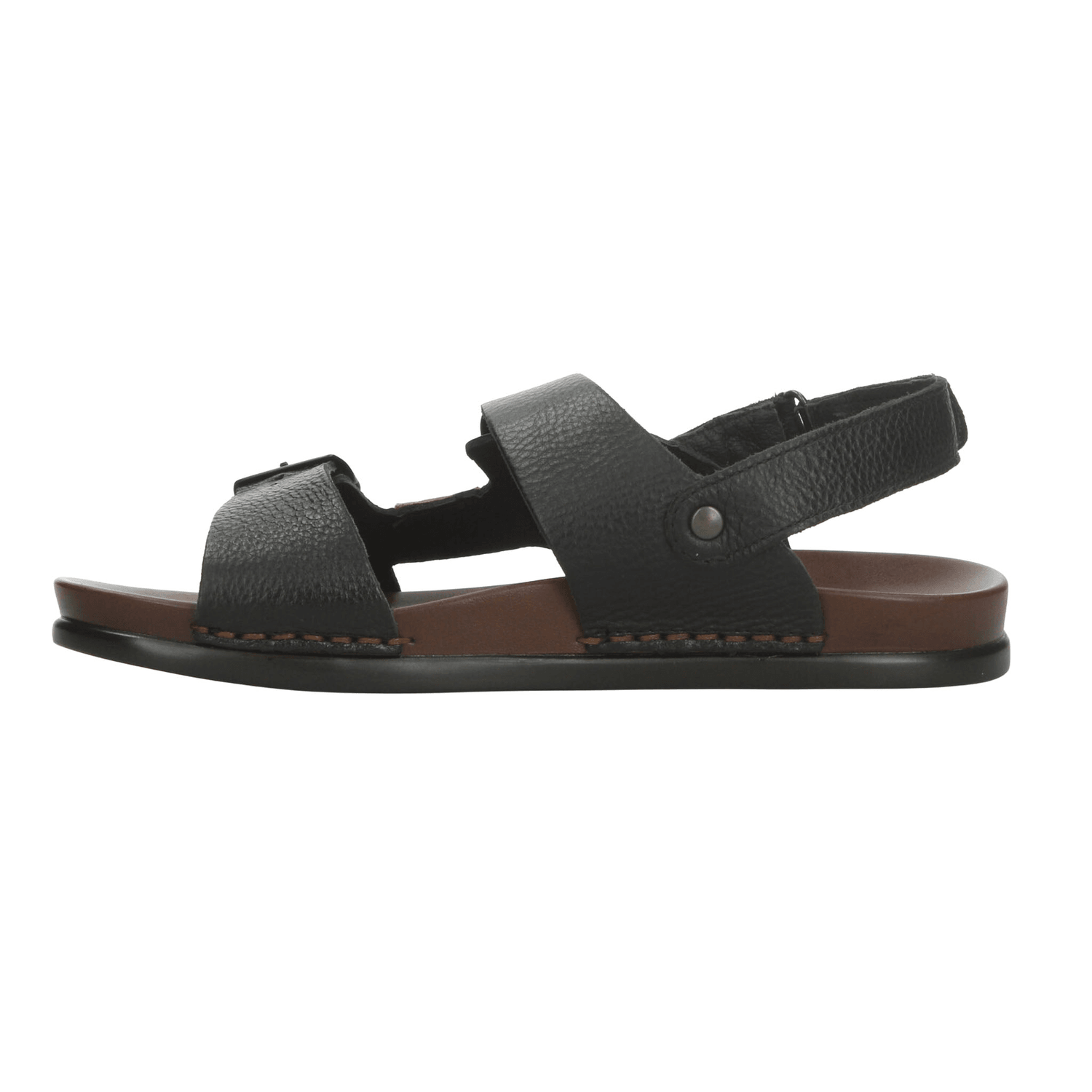 Sandalias Hombre Lobo Solo Negro Casual Caballero — imagen 6