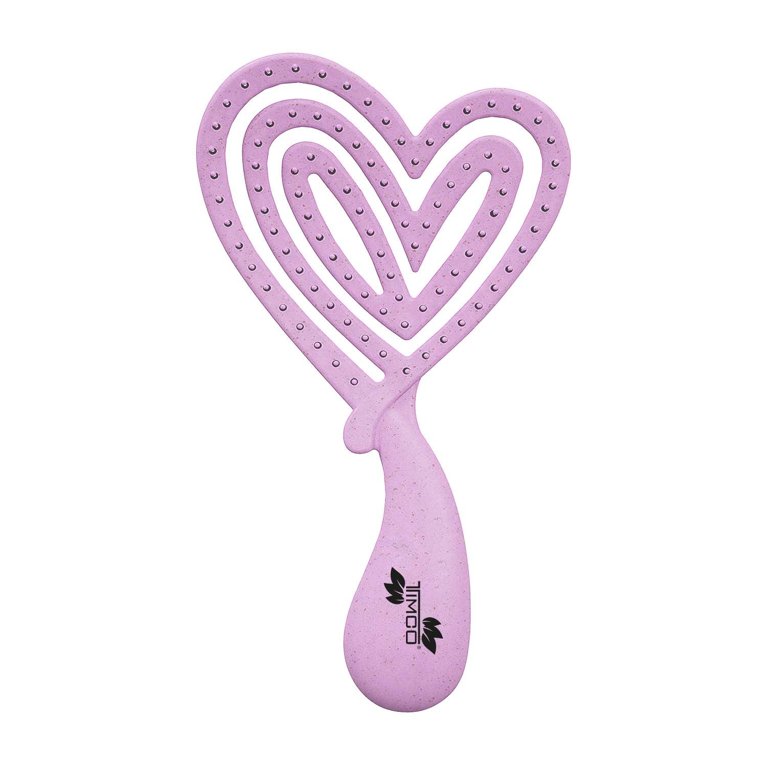 Cepillo Desenredante ECO Sweet Love TIMCO Antitirones, Flexible Ecológico SFP Cerdas Suaves para Cabello Rizado Lacio ECO-5468M — imagen 2