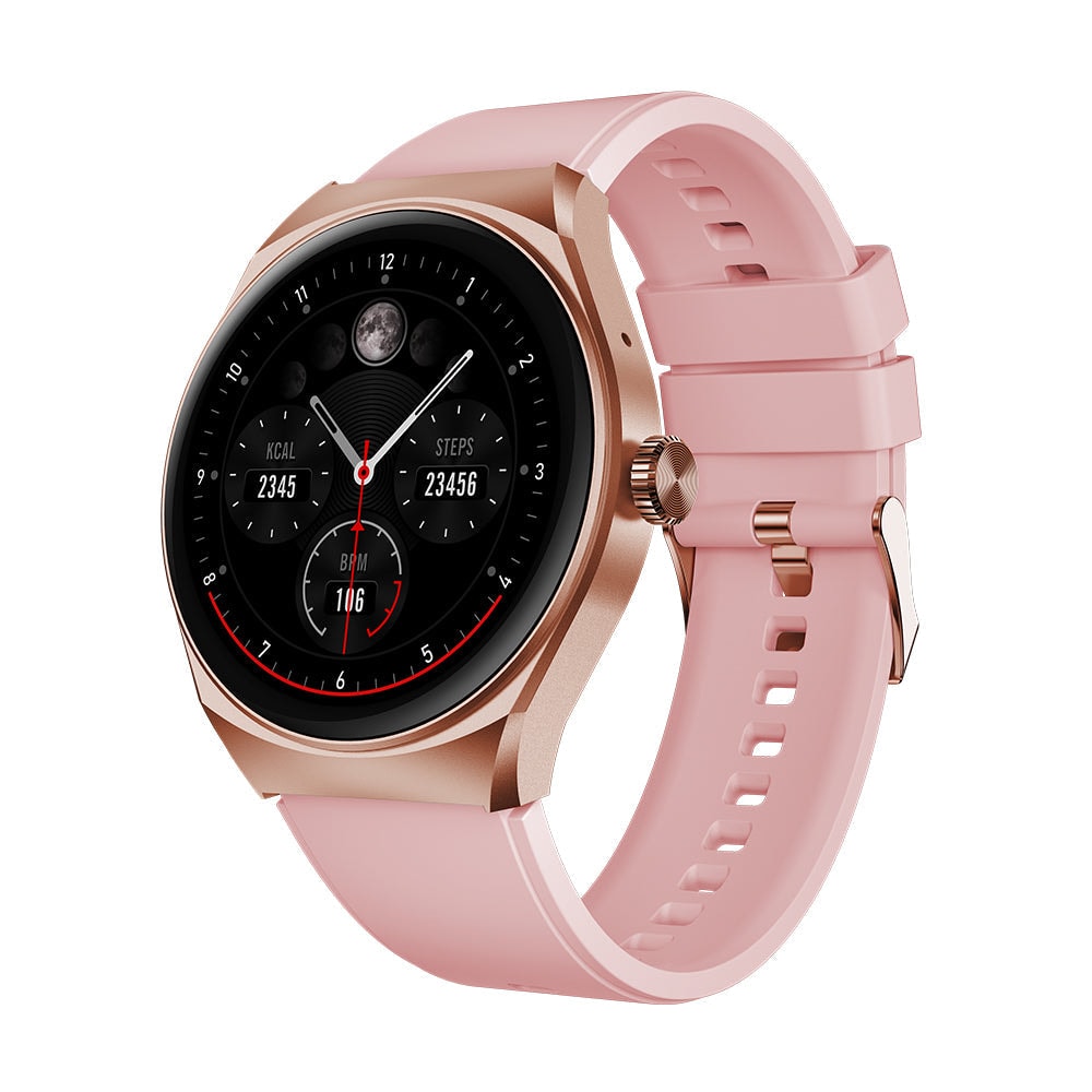 Smartwatch Reloj Kronos Trek STF Pantalla 1.38" Resistencia al agua IP67 Rosa — imagen 3