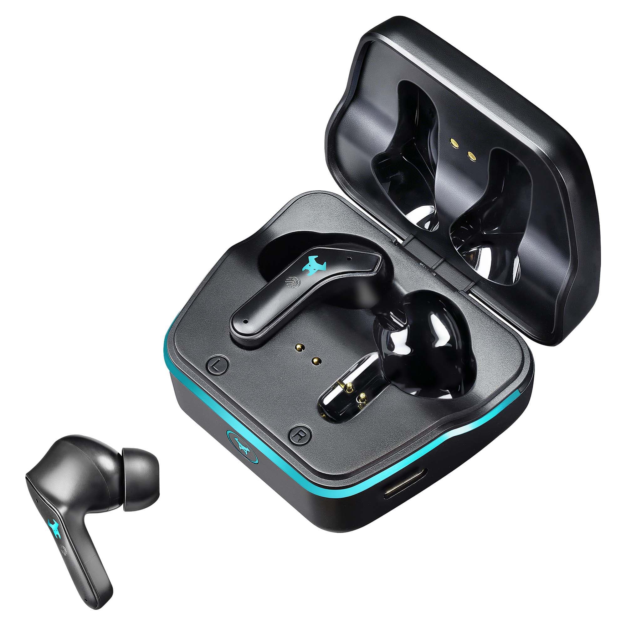 Audífonos Inalámbricos TWS Gamer MSTWS-215 Negro Doble Conexión, Sonido HD y Baja Latencia — imagen 4