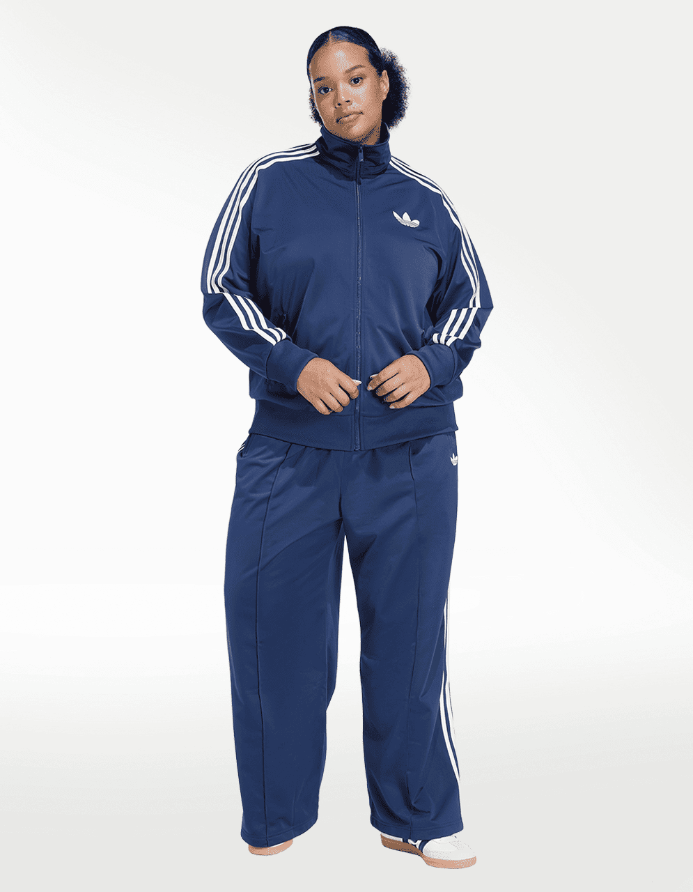 Chamarra Adidas FB TT Loose Azul - Mujer — imagen 6