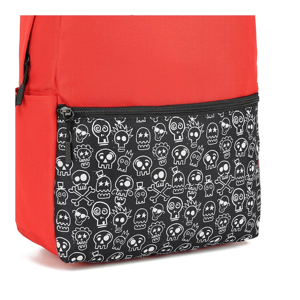 Mochila para laptop CoolCapital Lite Skulls 15.6" pulgadas Rojo — imagen 5
