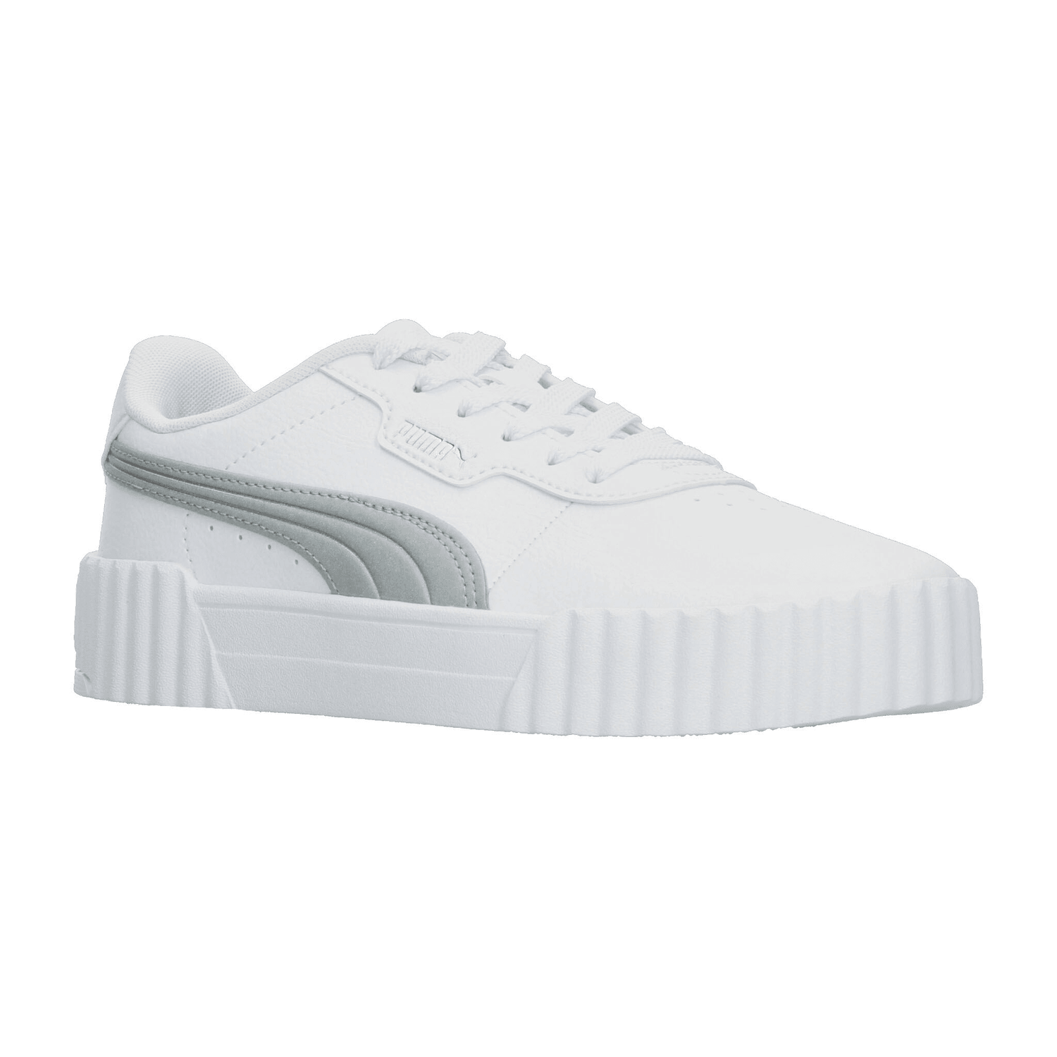 Tenis Puma Carina 3.0 Aqua Metallics Dama Blanco Casual Para Mujer — imagen 3