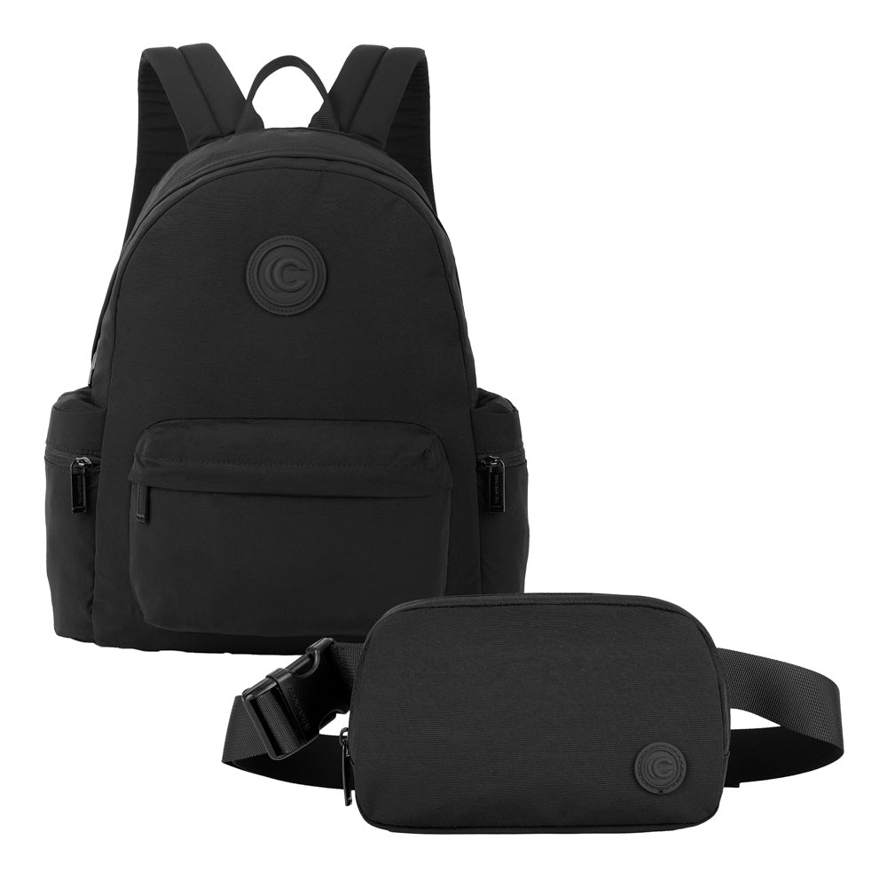 Mochila para Laptop 14" con Cangurera CoolCapital Canyon: Protección y Organización Total, Negro — imagen 2