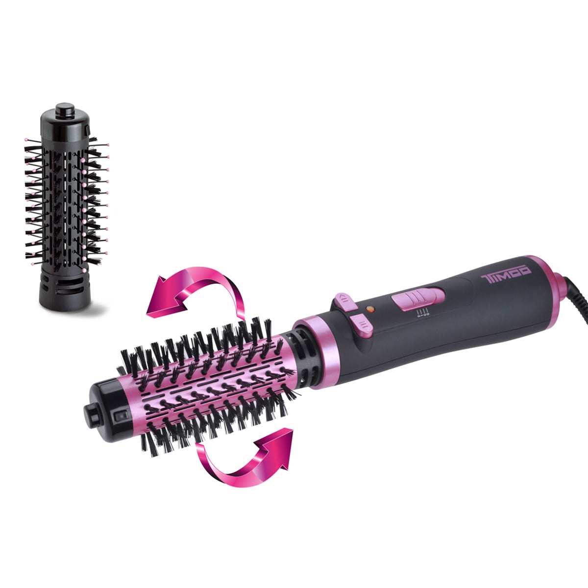 Cepillo de Aire Electrico Giratorio 2 en 1 Tourmaline Timco AJ-360R — imagen 2