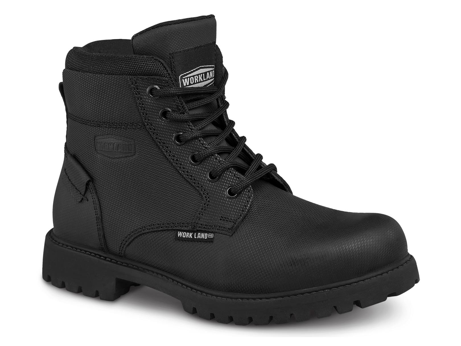 Botín casual Hombre Bota de piel Workland 77607 Negro — imagen 6
