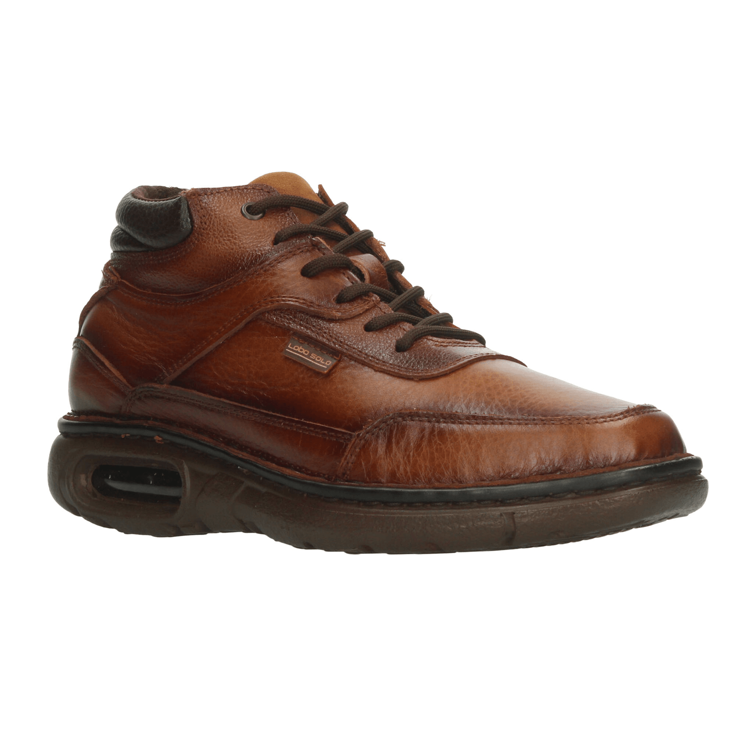 Bota Lobo Solo Hombre Café Casual Cómodas Caballero — imagen 3