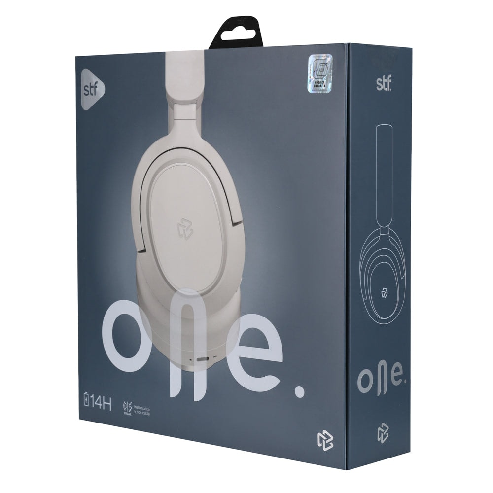 Audifonos Inalámbricos On Ear One STF 14hrs Uso, Blanco — imagen 11