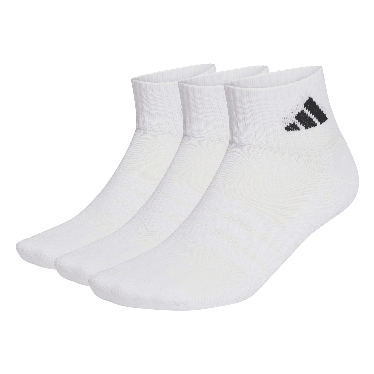 Calcetines Adidas Cushioned Casual 3 Pares Blanco Unisex — imagen 1