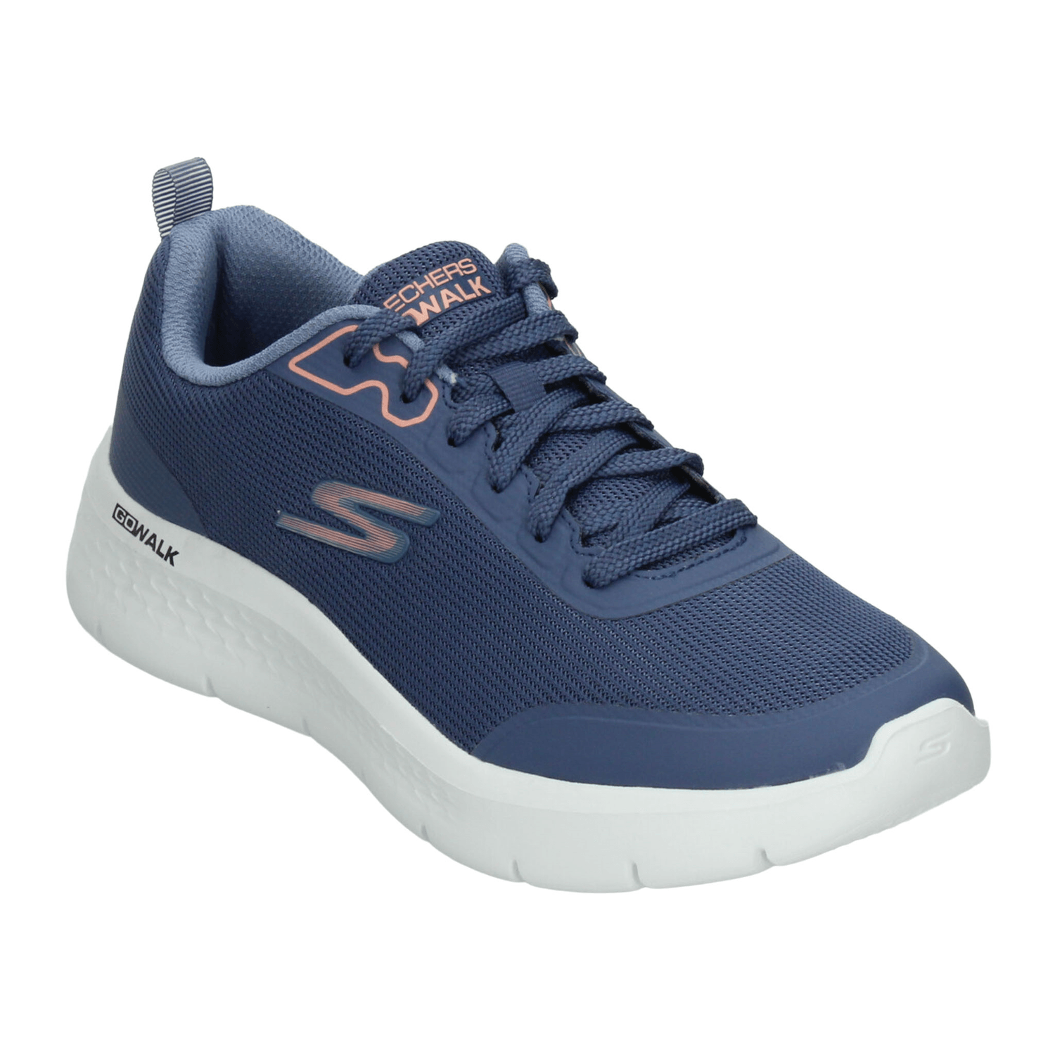 Tenis Skechers Go Walk Flex Dama Deportivo Cintas Azul Mujer — imagen 4