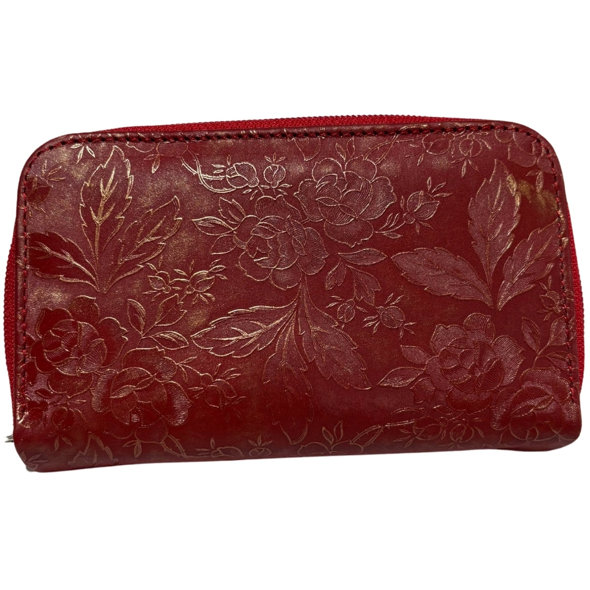 Cartera Dama Piel Legitima Genuina Ternera Grabada Pequeña Mini Cierr — imagen 8