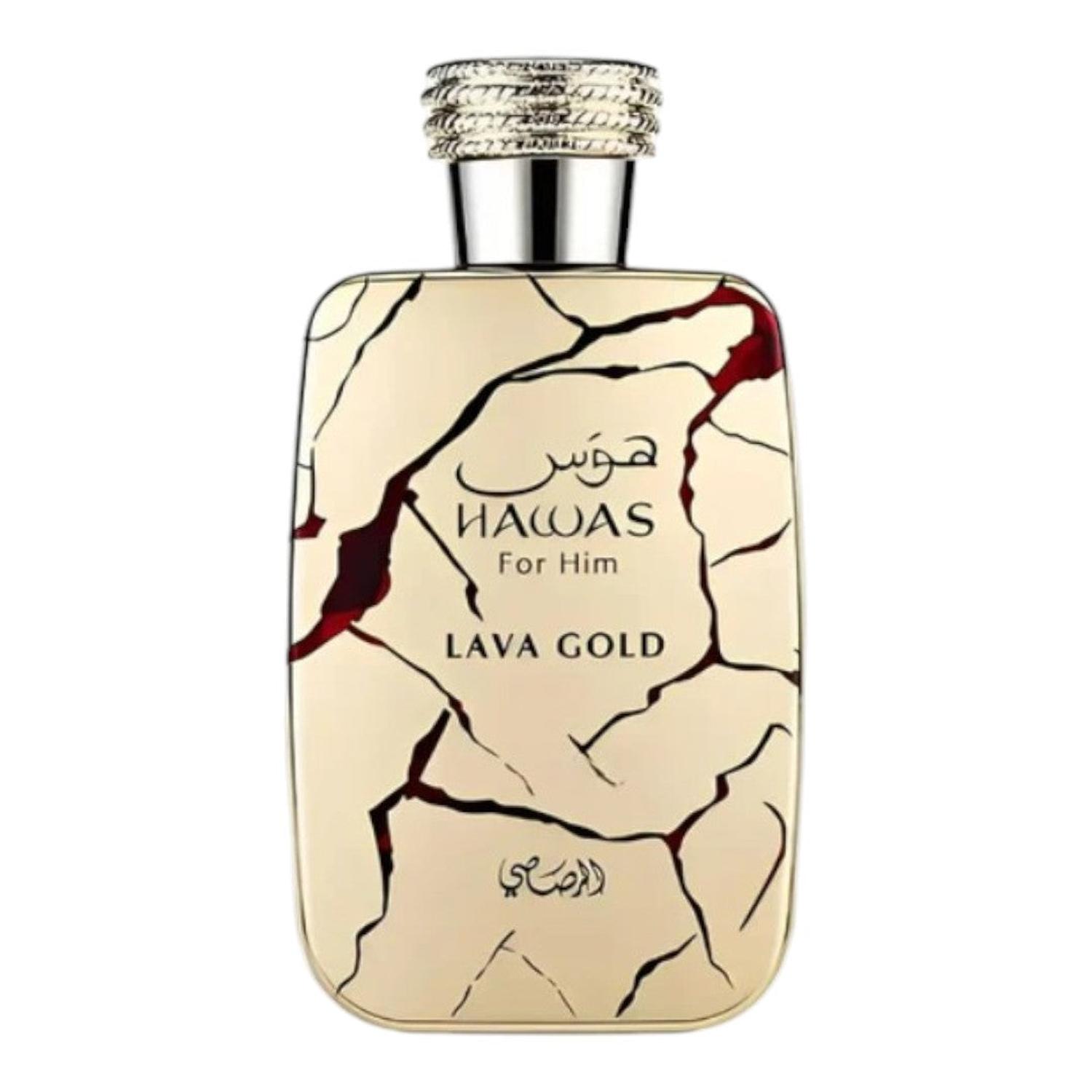 RASASI HAWAS FOR HIM LAVA GOLD EDP 100 ML — imagen 1
