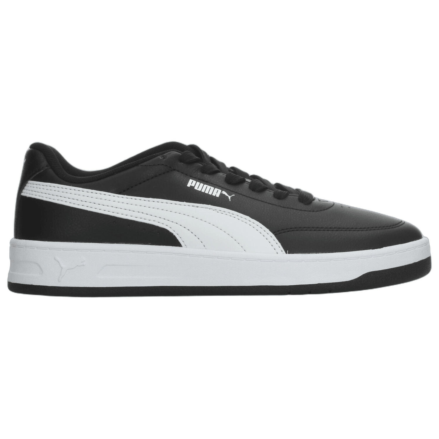 Tenis Puma Court Classic Clean Hombre Casual Negro Caballero — imagen 1
