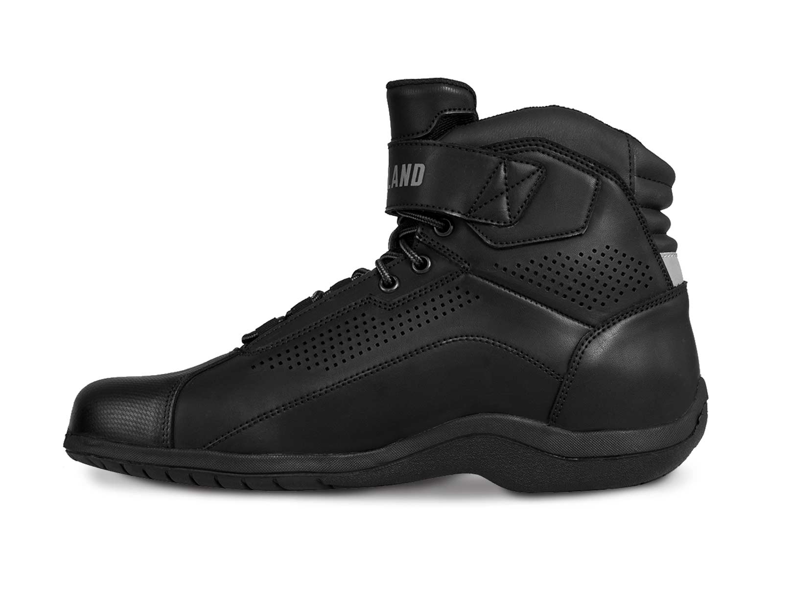 Botas hombre motociclista biker touring WKL 80017 Negro — imagen 13