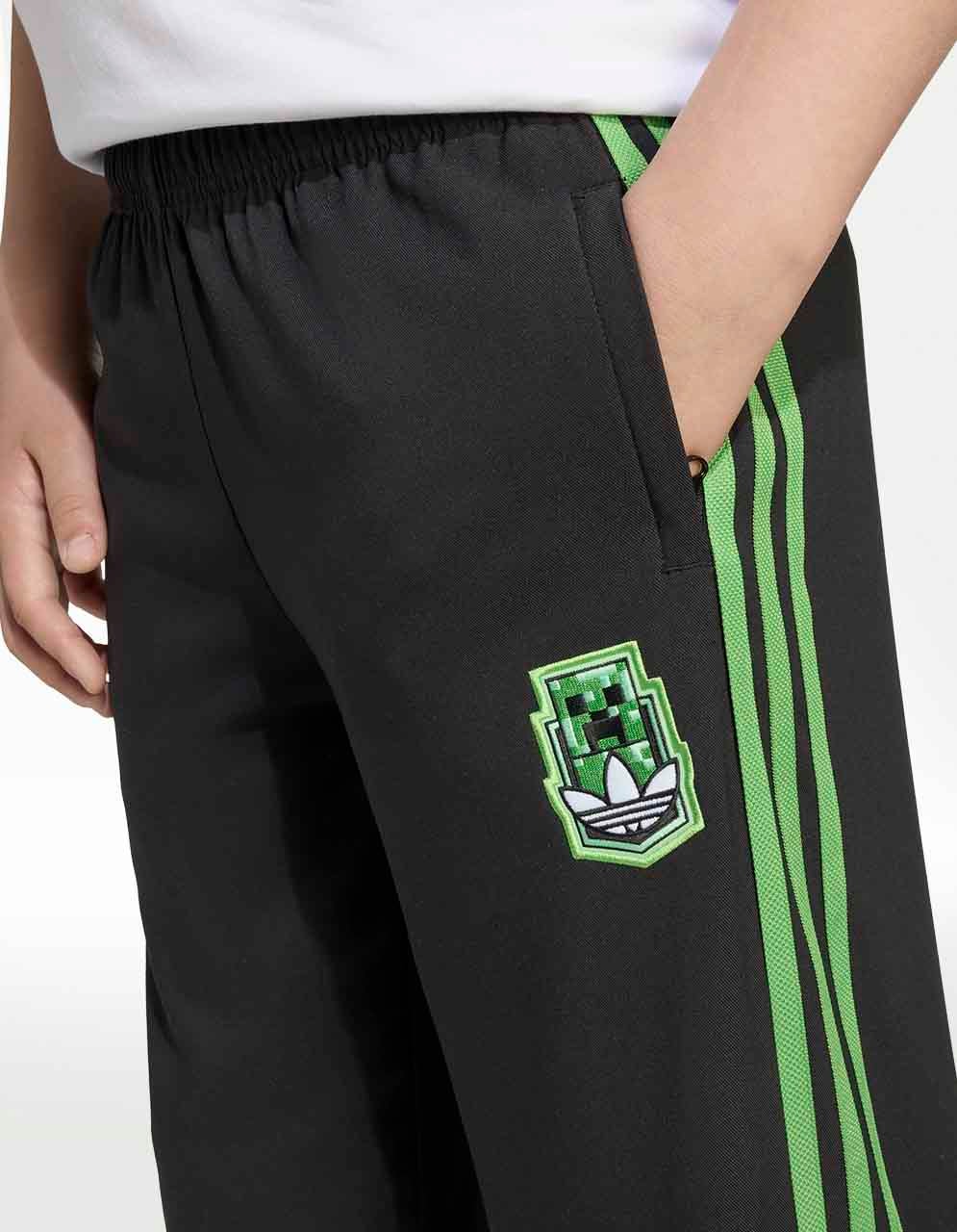 Pants Adidas X Minecraft Negro - Niño — imagen 3