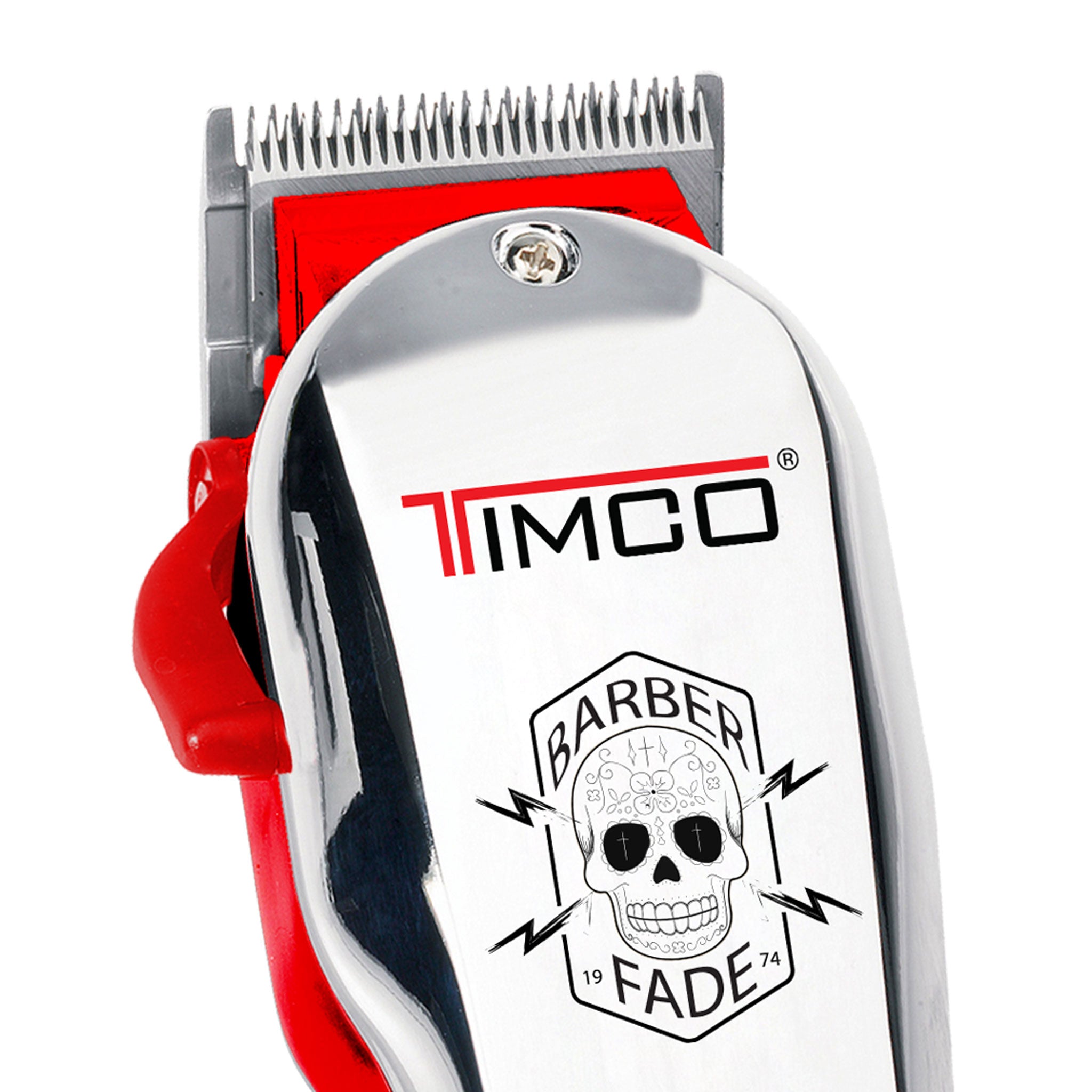 Maquina de Corte Cabello Barba Eléctrica Uso Profesional Clipper Motor Magnetico Peines Guia de Aumento Timco HC-222 — imagen 5