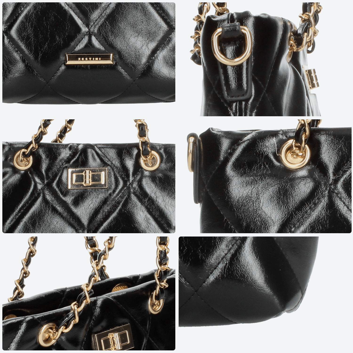 Bolsa Felianna Dama Casual Negro Mujer — imagen 4