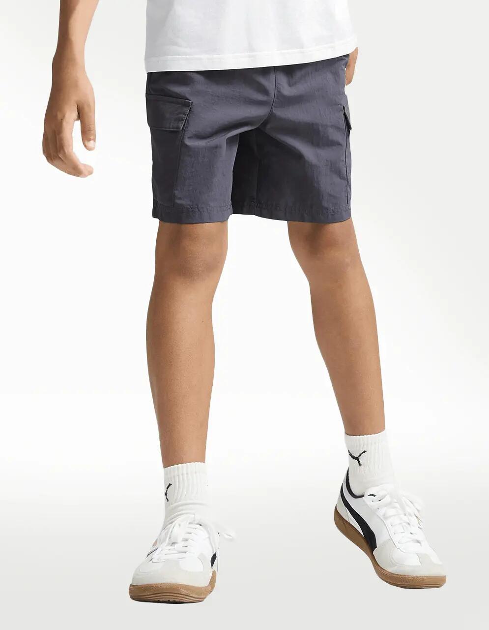 Short Puma Classics Cargo Gris - Niño — imagen 4