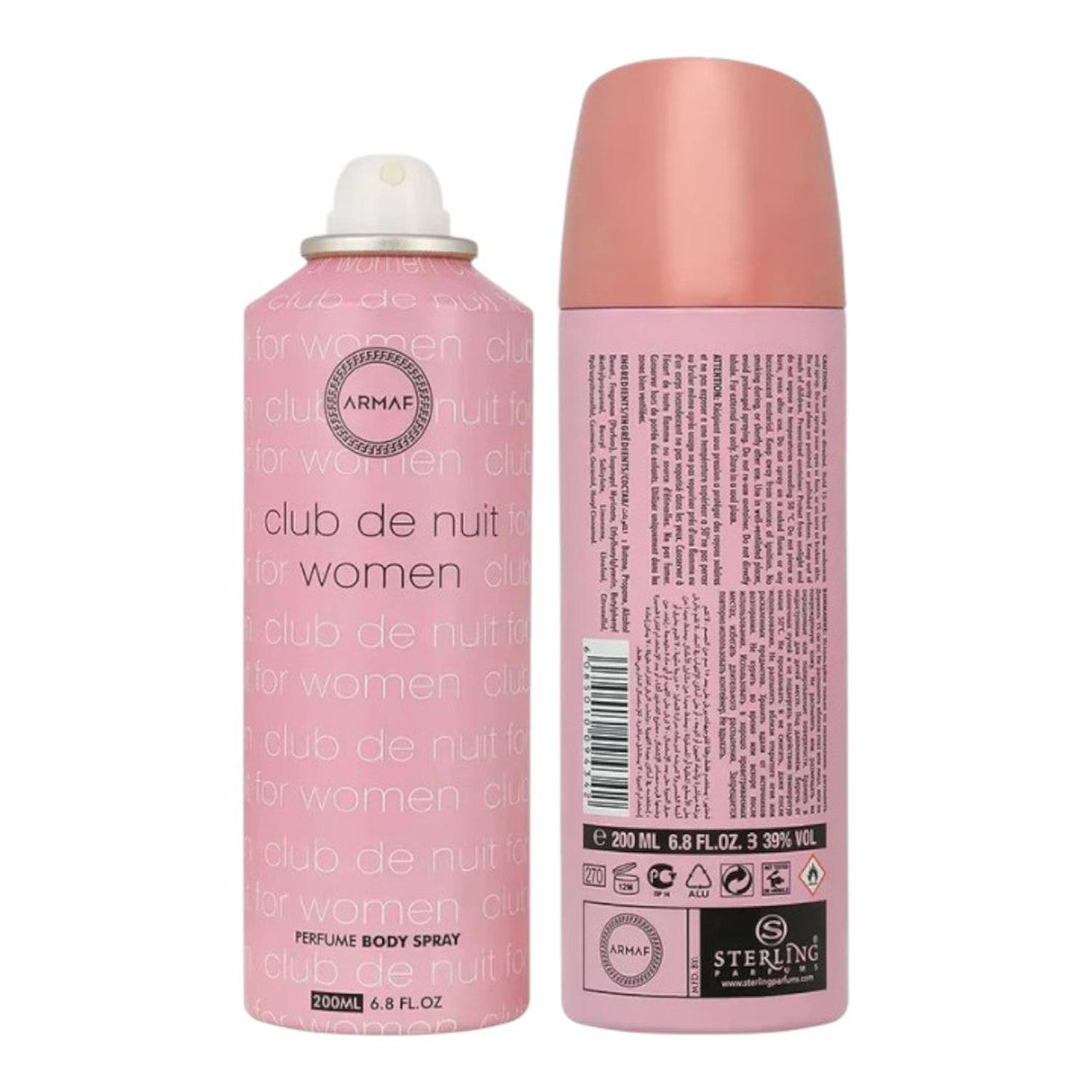 ARMAF CLUB DE NUIT WOMAN BODY SPRAY 200 ML — imagen 3