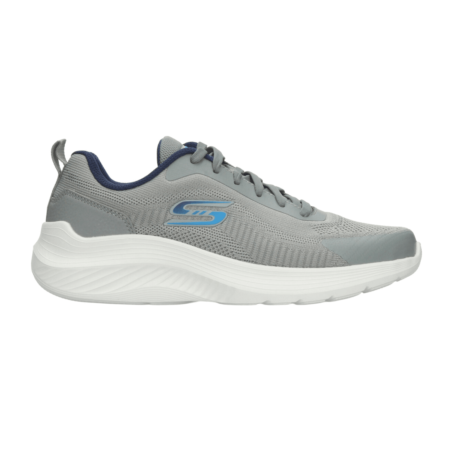 Tenis Hombre Skechers Bobs Sport Gris Deportivo Caballero — imagen 2