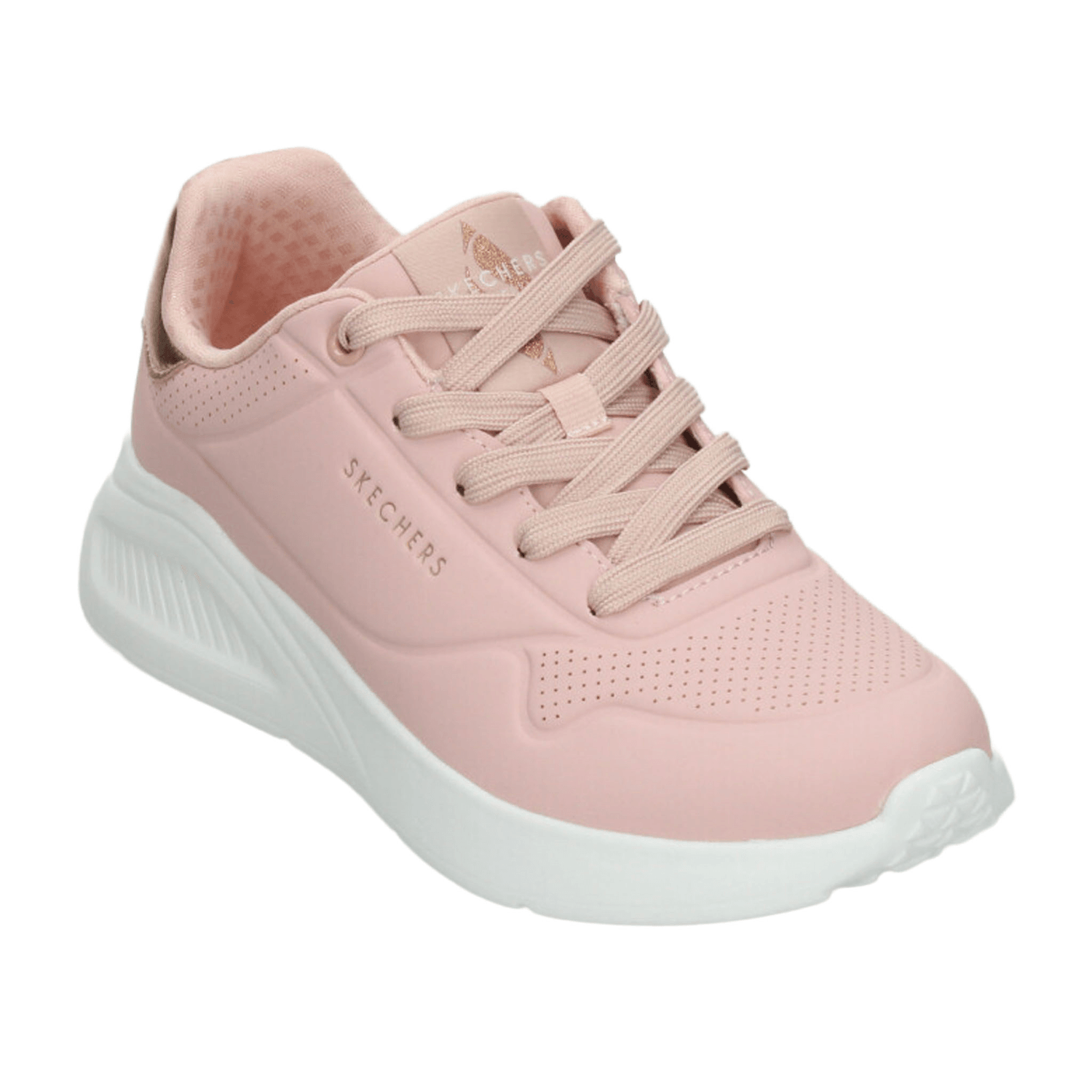 Tenis Skechers Street Uno Lite Dama Casual Rosa Mujer — imagen 4