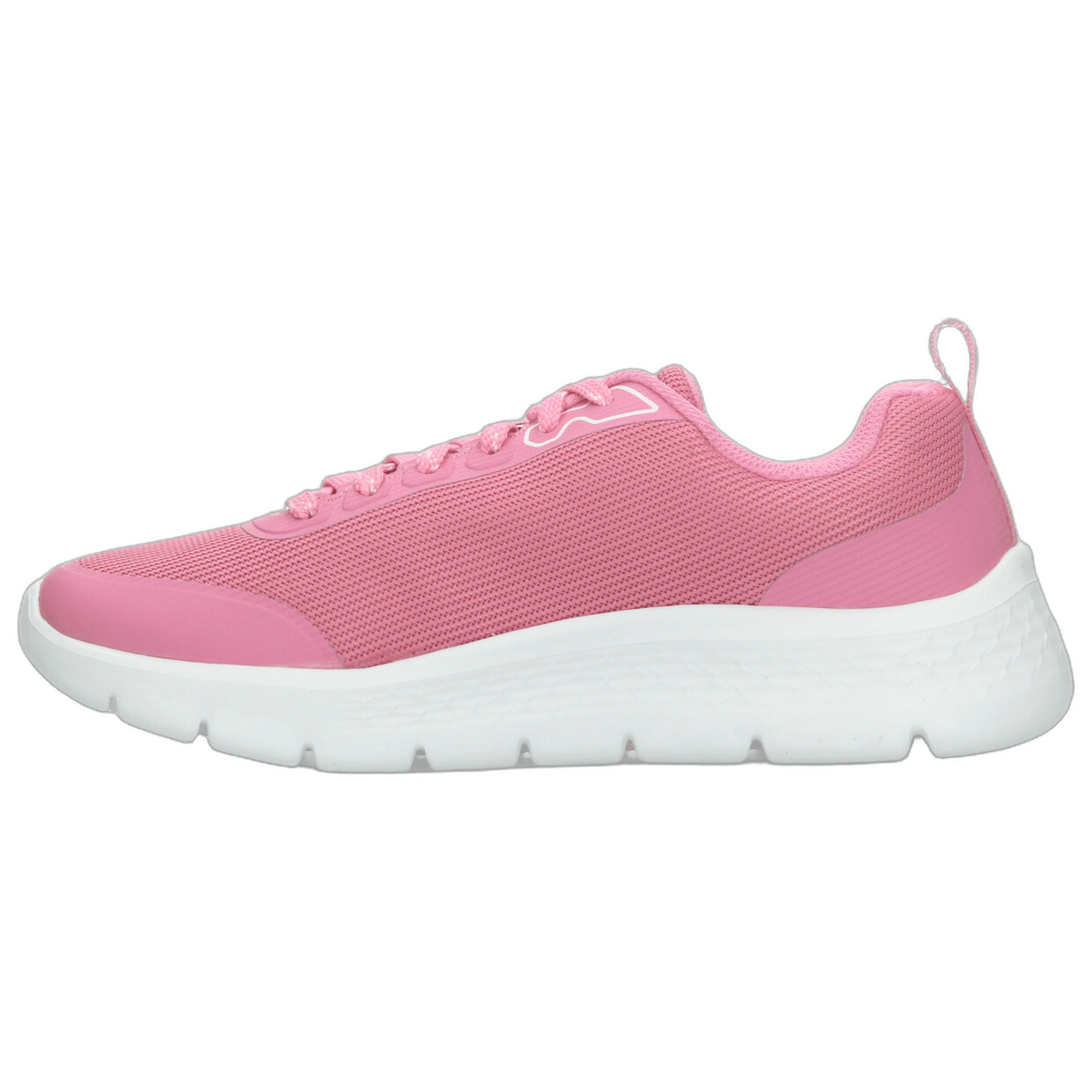 Tenis Dama Skechers Go Walk Rosa Deportivo Cintas Mujer — imagen 6