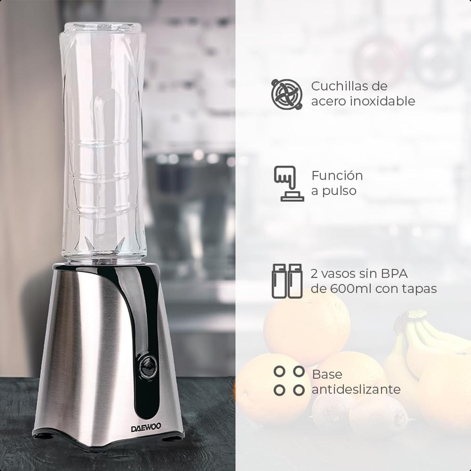 Licuadora Personal Daewoo 600ml 320w Vaso Portátil — imagen 5
