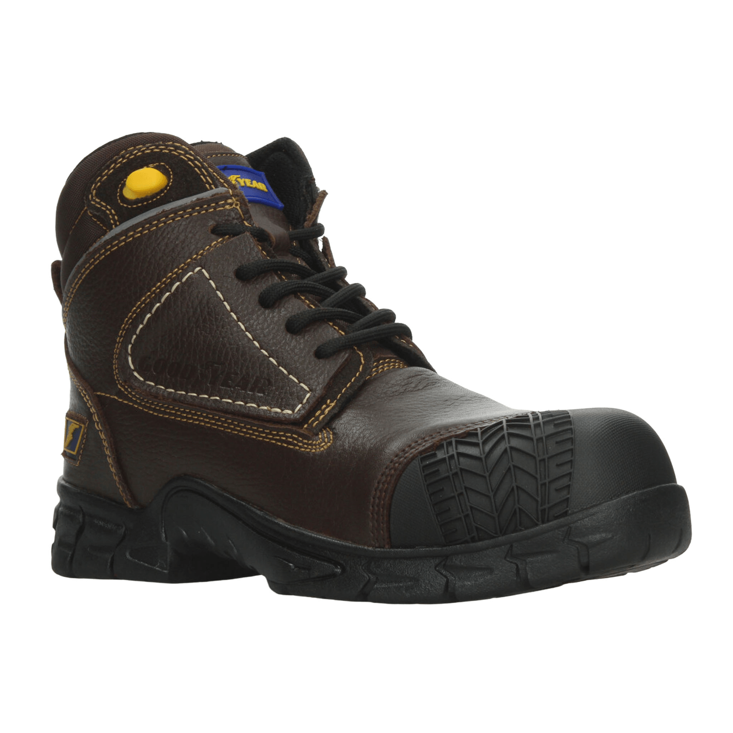Bota Good Year Hombre Trabajo Café Caballero — imagen 2