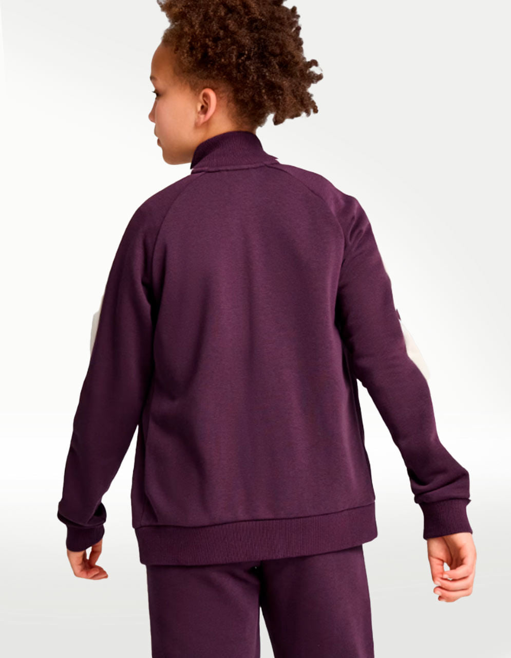 Chamarra Puma Classics T7 Track Morado - Niña — imagen 3