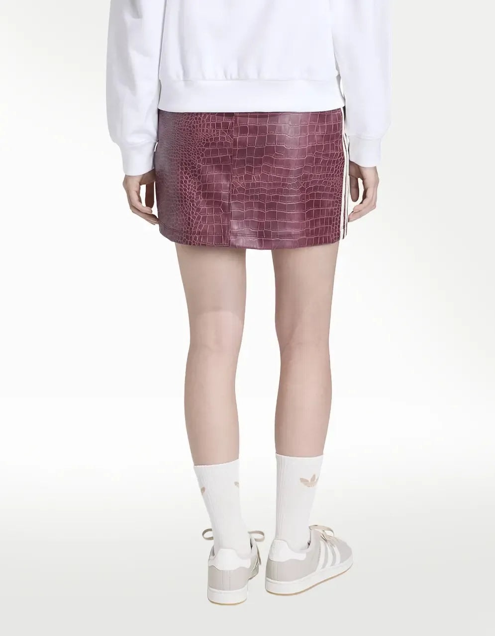 Falda Adidas Pleather SK Multicolor - Mujer — imagen 3