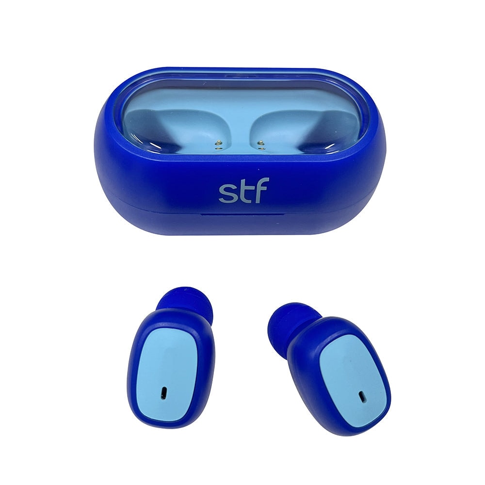 Audifonos Inalámbricos Tws Viva STF 12hrs Uso Azul — imagen 4