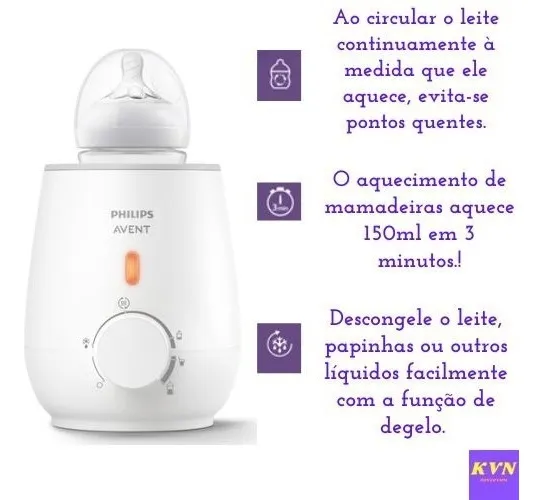 Philips Avent SCF355/07 Calentador De Biberones Color Blanco Descongela Y Mantiene El Calor — imagen 9